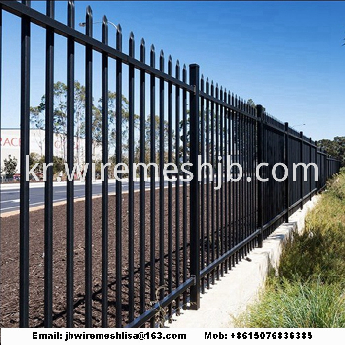 Zinc Steel Wrought Iron Fence